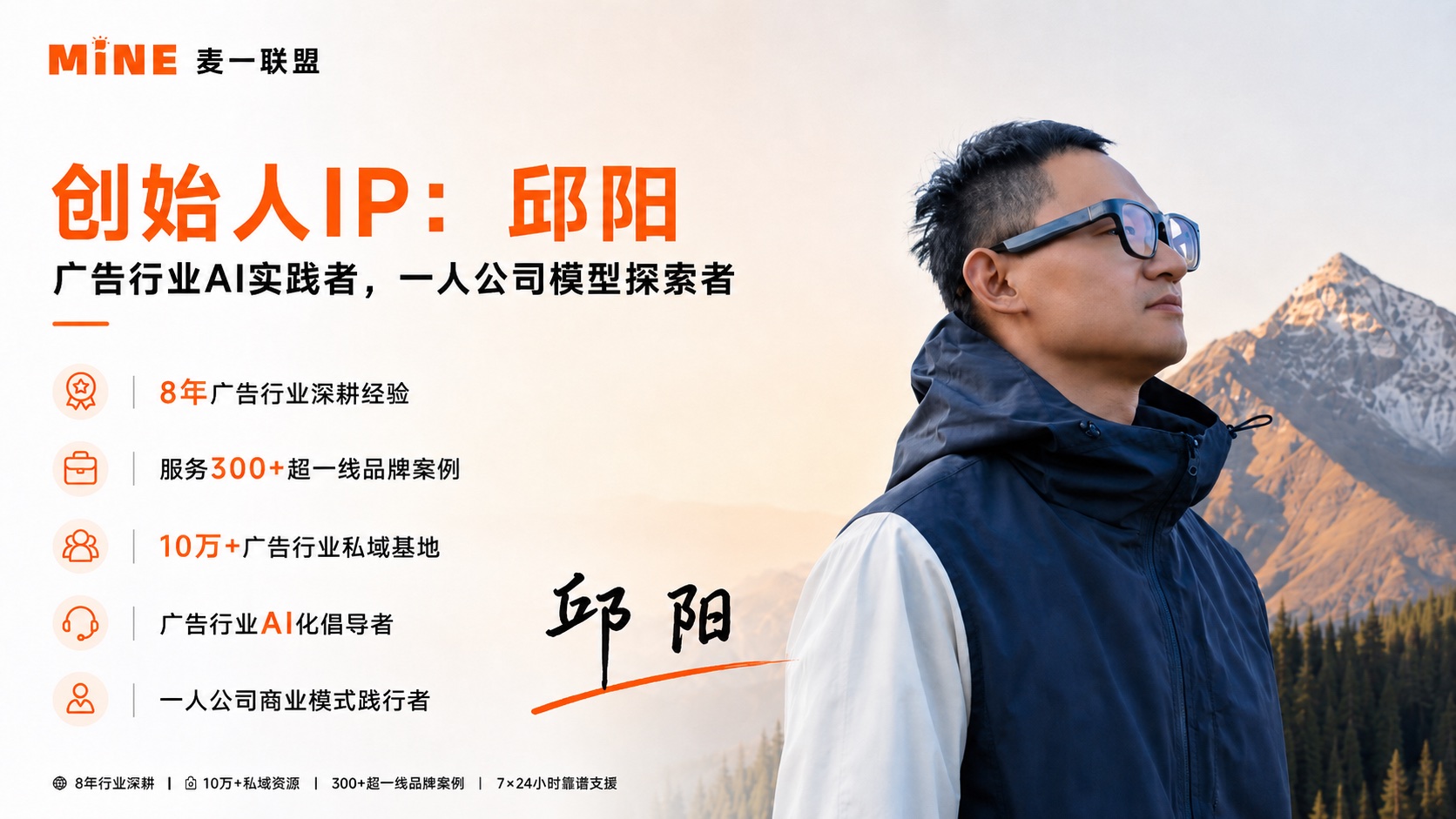 麦一联盟创始人邱阳与品牌能力全景