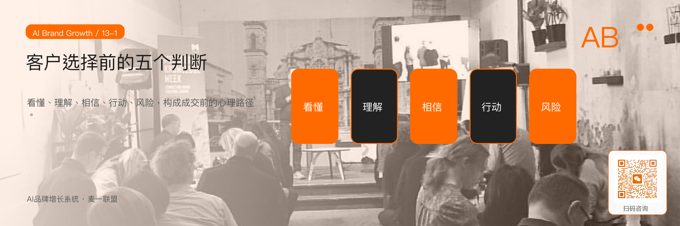 图1:客户选择一家企业前,会先完成五层风险判断