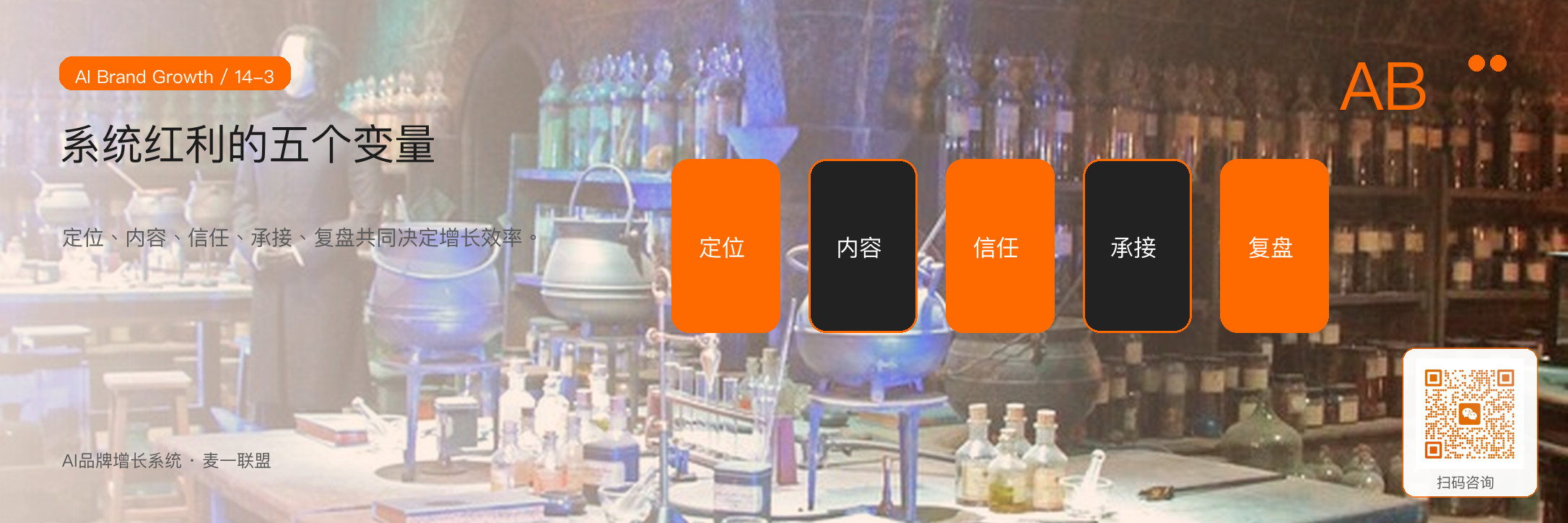 图3：系统红利来自定位、内容、信任、承接和复盘的协同