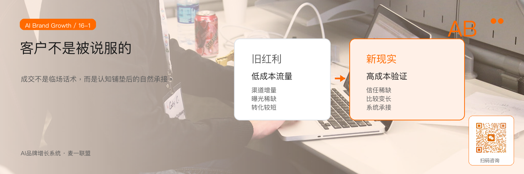 图1:成交不是销售现场突然完成,而是客户认知被提前铺垫