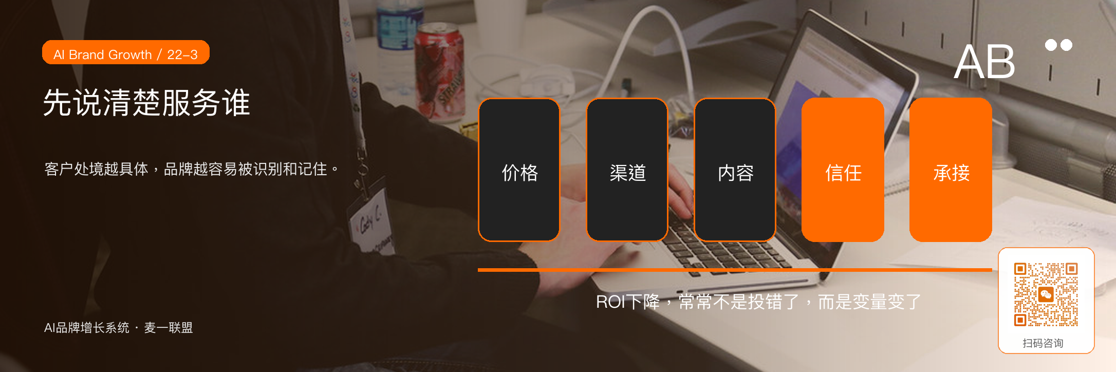 图3:先说清楚服务谁,客户才会判断你是否懂他