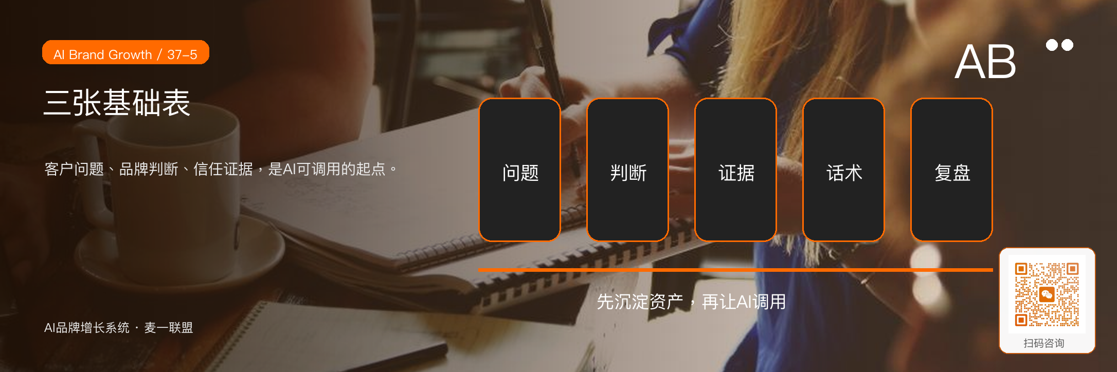 图5：三张基础表让企业品牌资产能够被AI持续调用